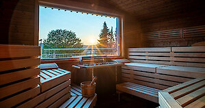 Sauna im 4-Sterne Superior Wellnesshotel Bayerischer Wald